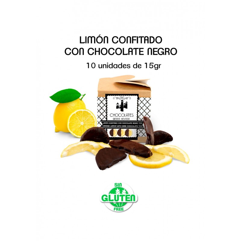 LIMN CONFITADO CON CHOCOLATE NEGRO 70%